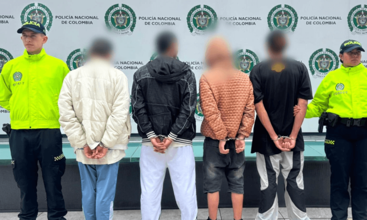 Capturados de la banda 'Los Cancheros'.