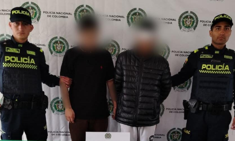 Imagen de los dos hombres capturados