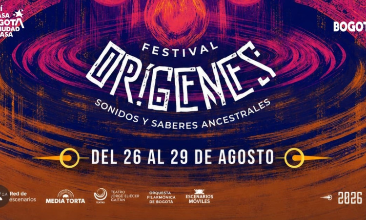 Imagen del poster o afiche oficial del 'Festival Orígenes' 2026.