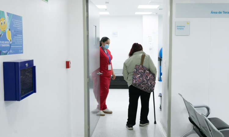 Foto de un consultorio de un hospital de Bogotá 