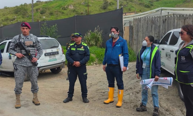 Foto de operativo adelantado por la CAR