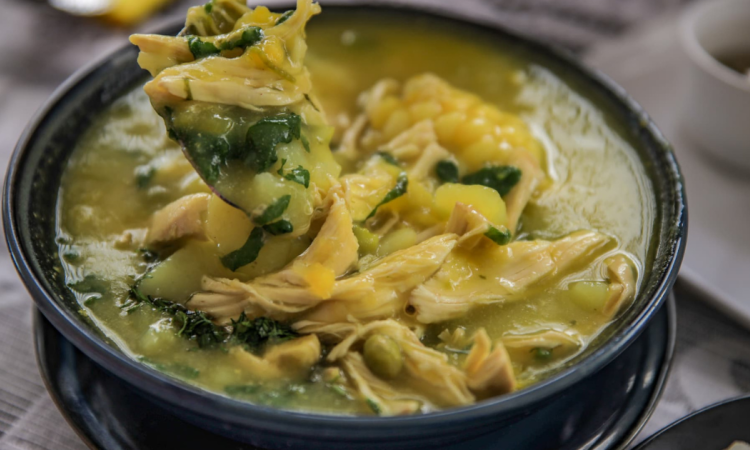 Imagen de sopa colombiana "Ajiaco"