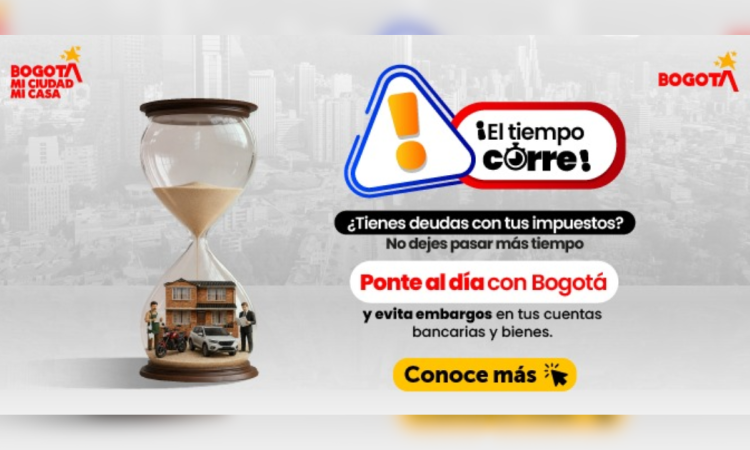 Pieza gráfica sobre Hacienda Bogotá