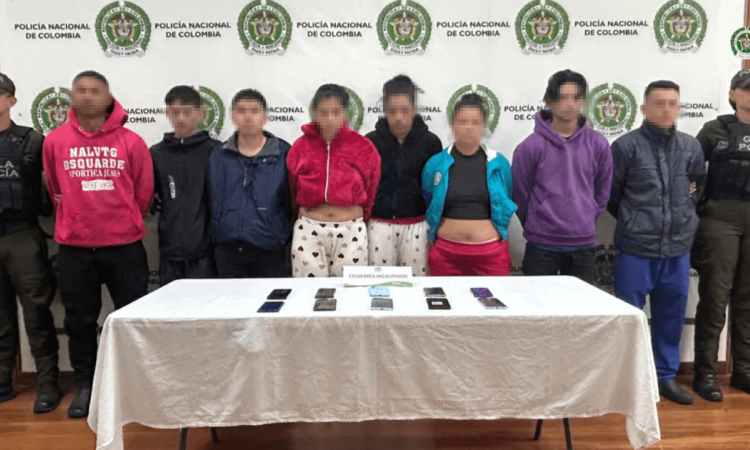 8 de los 10 capturados del Tren de Aragua, por extorsión a conductores.