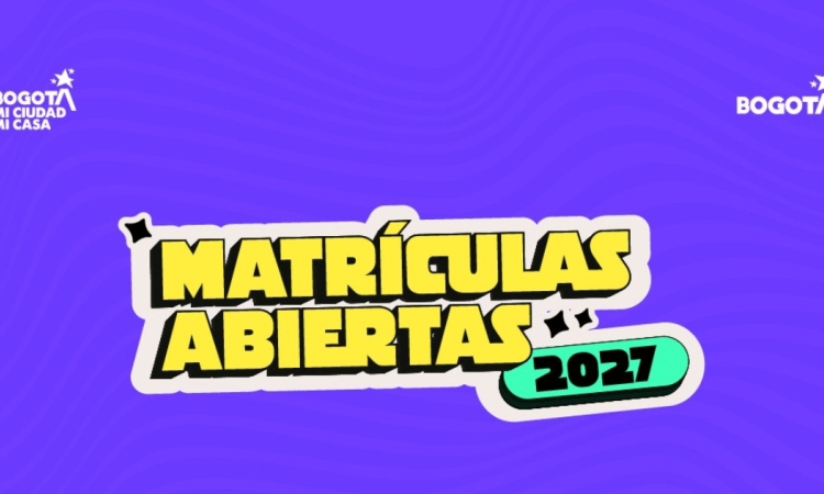 Imagen gráfica con el texto: matrículas abiertas 2027 