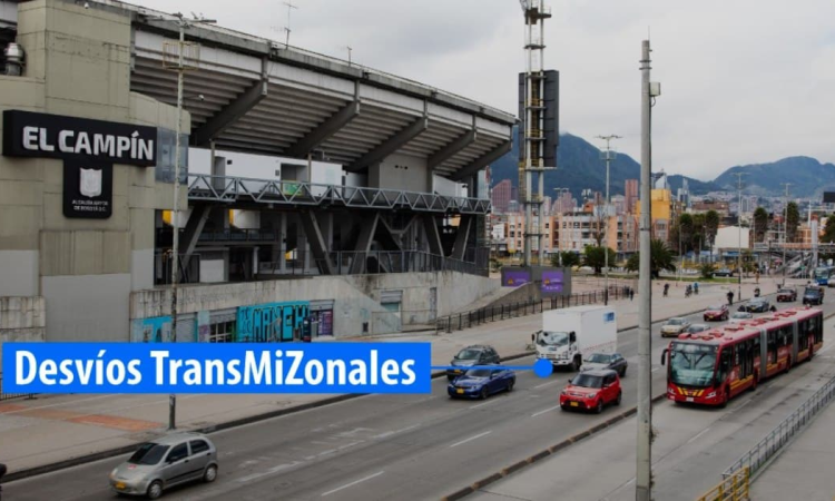 Foto de inmediaciones del estadio El Campín en Bogotá.