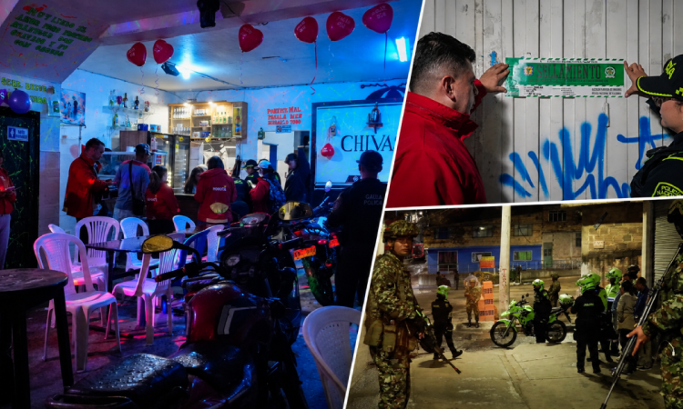 Fotos de operativos de control en celebraciones de Amor y Amistad en Bogotá