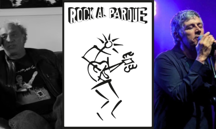 Imagen del cantante Mario Duarte y del empresario Julio Correal creadores del Festival Rock al Parque.