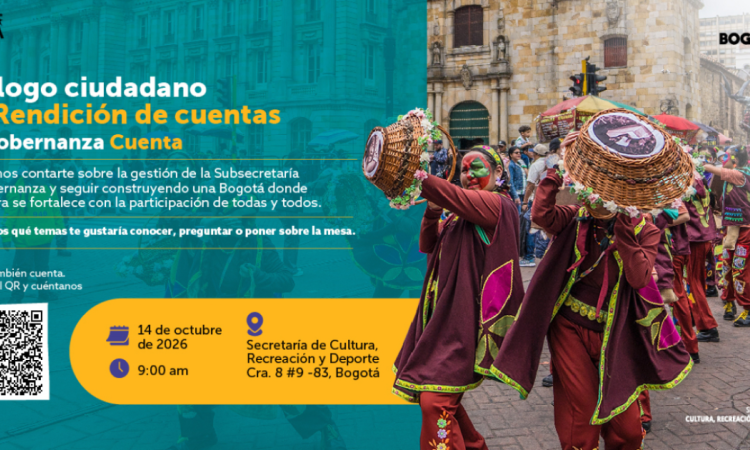 Imagen del cartel promocional de la rendición de cuentas de la Subsecretaría de Gobiernanza de la SDCRD.