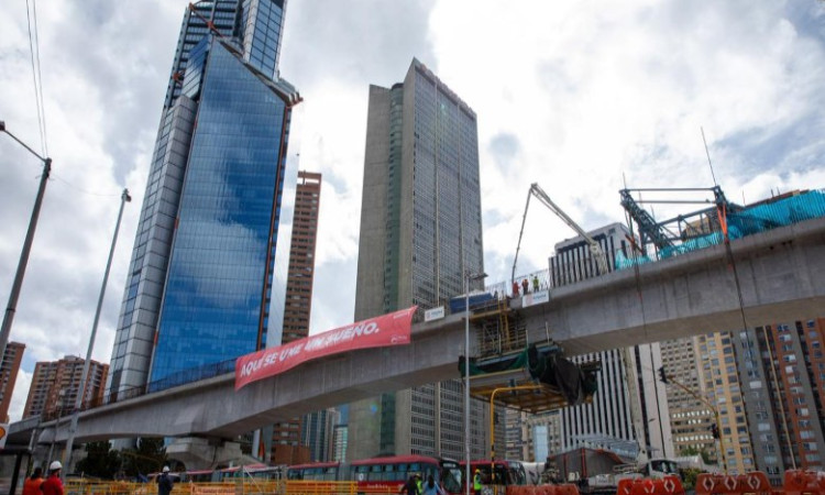 Fotos puente ferroviario del Metro Bogotá avenida Caracas calle 26 