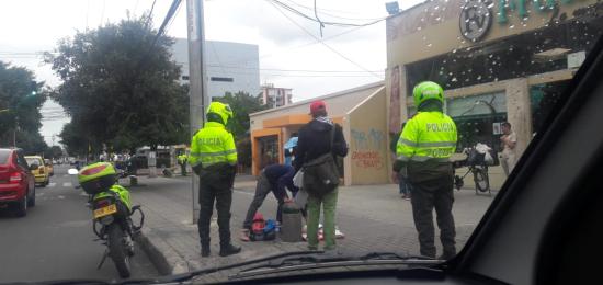 Policía de Bogotá captura 21 rompevidrios- FOTO PrensaMebog
