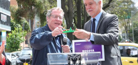 Bogotá ya tiene su primer contador de bicicletas - FOTO: Consejería de Comunicaciones