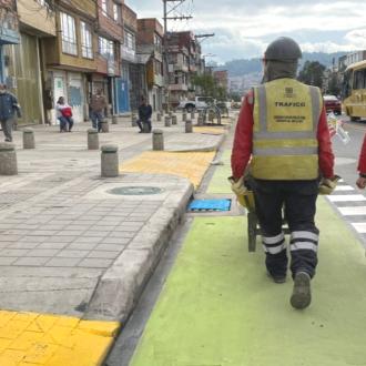 Más de 159.000 personas se benefician con nuevos andenes en Engativá