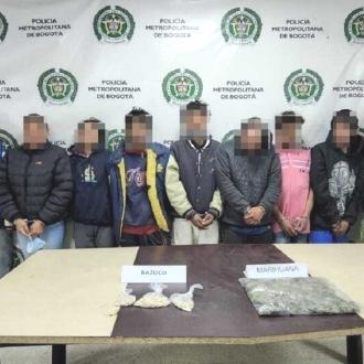 Capturadas 21 personas de tres bandas de hurto, tráfico y sicariato | Bogota .gov.co