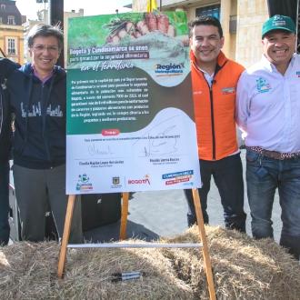Bogotá y Cundinamarca: convenio de compra de paquetes alimentarios