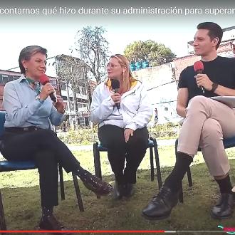 Claudia López pasa al Tablero y habla sobre superación de la pobreza |  Bogota.gov.co