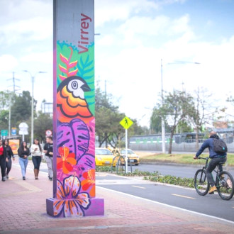 TransMilenio evoca la flora y fauna para dar la bienvenida a usuarios