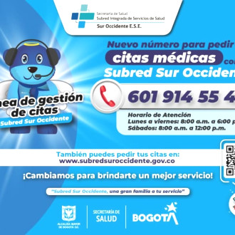 Subred Sur Occidente lanza nueva Línea de Gestión de Citas en Bogotá