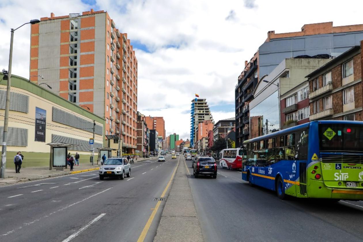 Fotografía de Bogotá en la Carrera Séptima