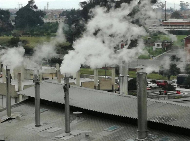 chimeneas industriales de Bogotá 