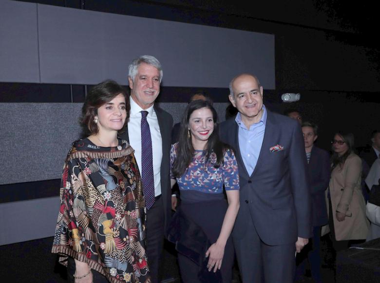 El alcalde Enrique Peñalosa en la gala de inauguración de la Cinemateca de Bogotá - Foto: Alcaldía de Bogotá.