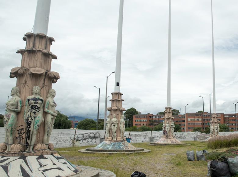 El monumento fue construido en 1948 y es obra del escultor bogotano Alonso Neira Martínez - Foto: Alcaldía de Bogotá.