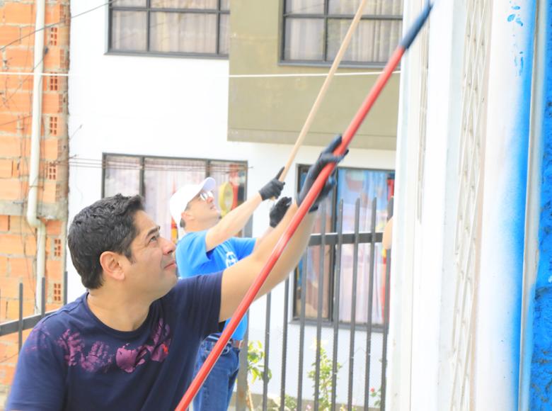 Guillermo Herrera, secretario de Hábitat es uno de los más comprometidos con el programa Habitarte. Foto: Secretaría de Hábitat