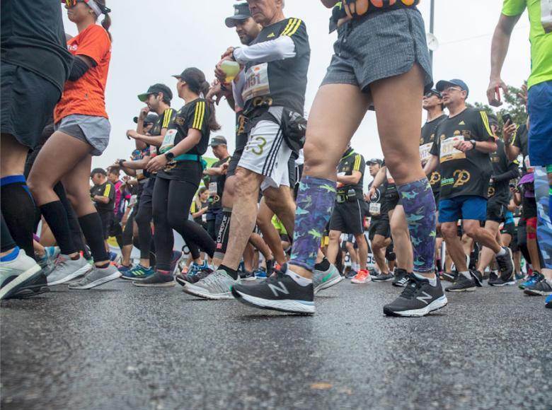 Masiva participación de corredores en la Media Maratón de Bogotá - Foto: Alcaldía de Bogotá.