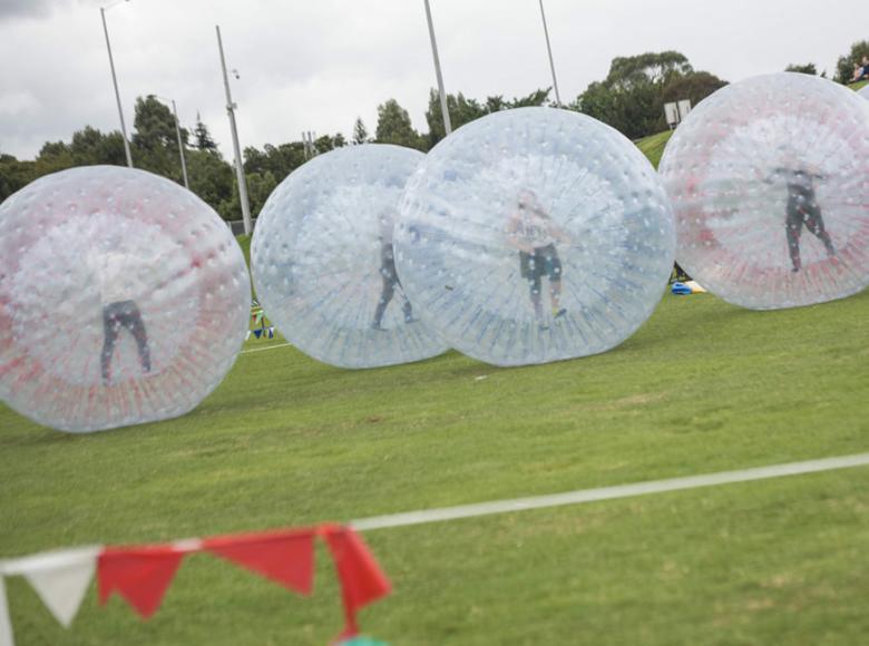 Verano bubble: esferas gigantes para toda la familia - Foto: I.D.R.D.