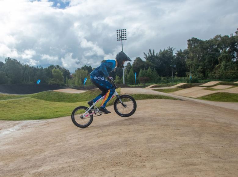 El circuito de la nueva pista de BMX ha sido aprobado por cada uno de los deportistas - Foto: Alcaldía de Bogotá/Andrés Sandoval.