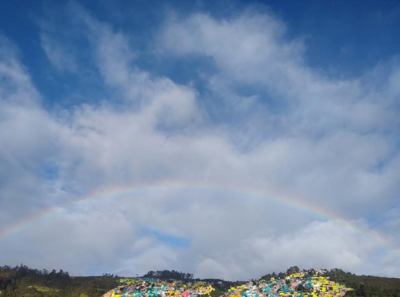 La Mariposa:"Bogotá nos brinda infinidad de emociones, esta foto representa la tranquilidad en esta amada ciudad" - Foto: @alejacruiz.