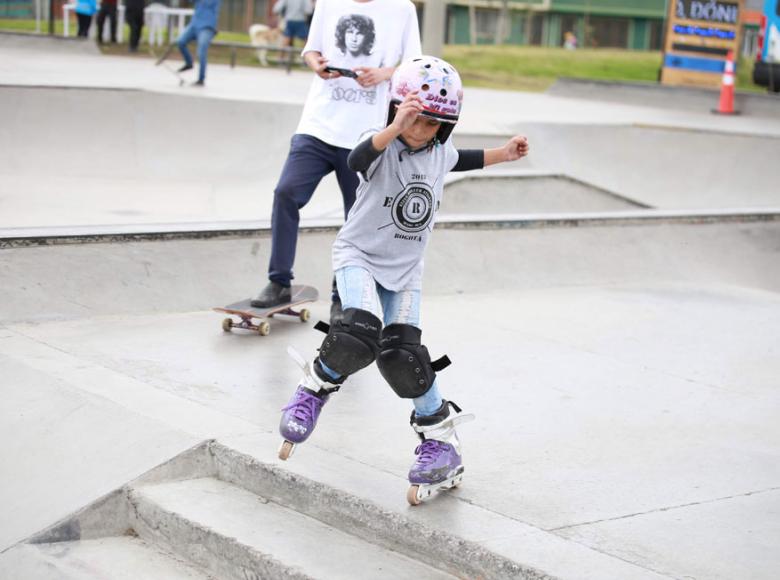 Niñas desde los 6 años hicieron presencia y contaron con el apoyo de sus padres - Fofo: ID.R.D.