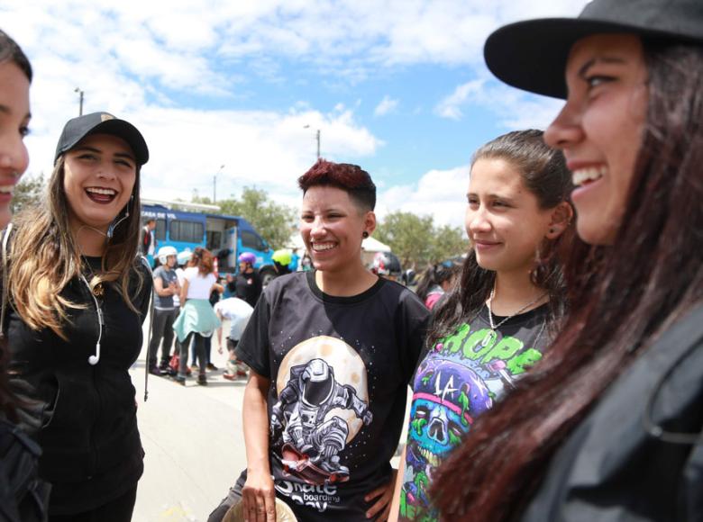 La idea es lograr que la mujer tenga protagonismo en espacios en los que generalmente es el hombre quien lo hace - Foto: I.D.R.D.