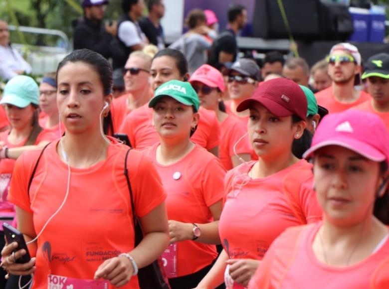 La Carrera de la Mujer ofreció este espacio para crear conciencia de la importancia de que que la mujer se dedique tiempo para actividades físicas y deportivas - Foto: Secretaría de la Mujer.