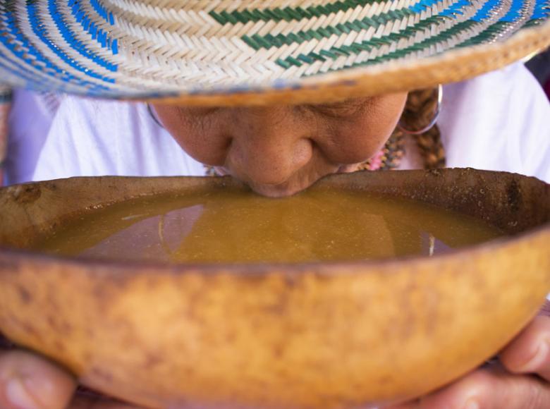 En medio de la conmemoración por el Día Internacional de la Mujer Indígena se compartieron saberes tradicionales - Foto: Localidad de Santa Fe - Edgar Ramírez.