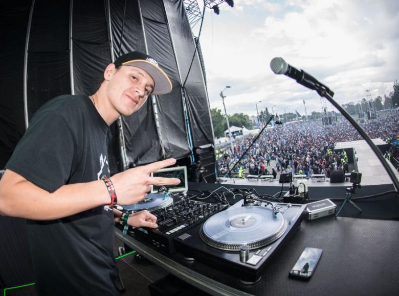 Dj Craf en el Festival Hip Hop al Parque 2019 - Foto: Idartes/Juan Santacruz.