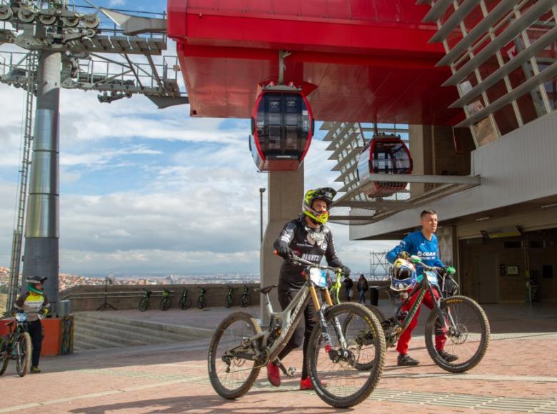 Estación Manitas de TransMiCable fue el punto de llegada - Foto: Instituto Distrital de Turismo/Jota Moreno.