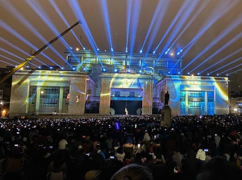 Cerca de 93 mil personas vivieron la magia de la Navidad desde la Plaza de Bolívar, durante el primer día de El Sueño de Isidro.