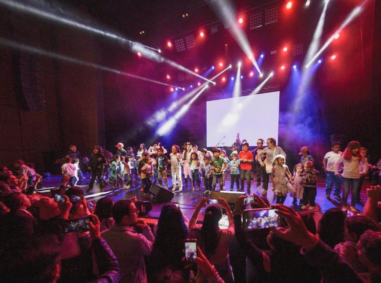 Este año la franja infantil hizo más grande el Festival Centro pensado para niños y niñas.