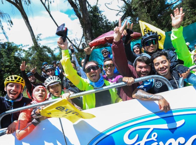 Los anfitriones del ciclismo en la ciudad.