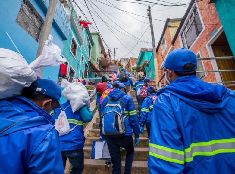 Bogotá Solidaria en Santa Fe.