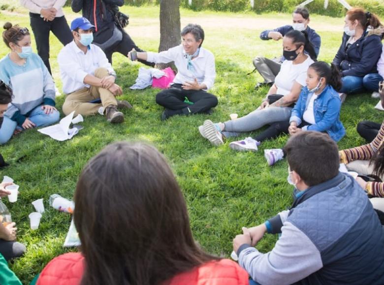 La alcaldesa, Claudia López, hizo recorrido por Kennedy