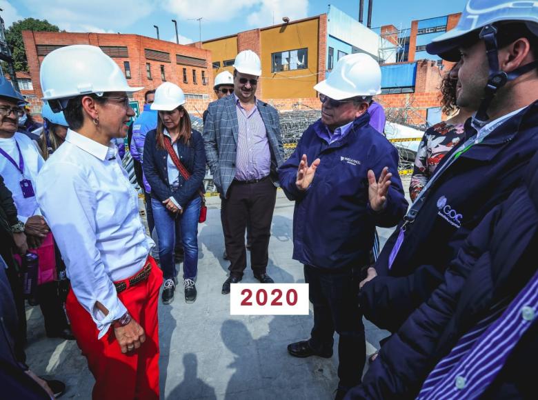 Fue en 2020 que la administración de la alcaldesa, Claudia López, puso en marcha la construcción de la nueva torre de urgencias del Hospital de Kennedy.