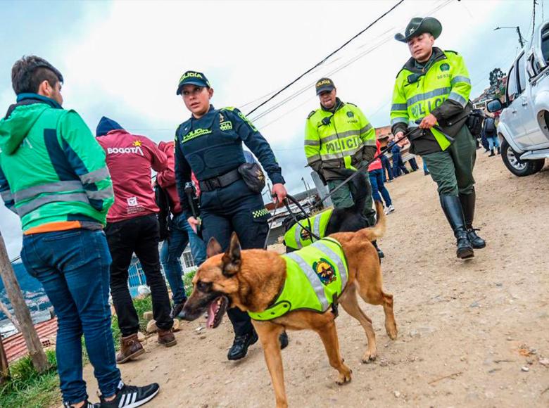 El Comando Ambiental intervino Brisas del Diamante, logrando desmontar estructuras en riesgo de deslizamiento y capturar a 3 hombres que conformaban el grupo delictivo 'Los Niches'.