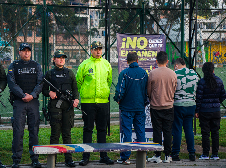 Las autoridades en Bogotá obtuvieron importantes resultados en seguridad en la semana del 19 al 23 de febrero. Se destacan las capturas de 4 extorsionistas que operaban en Kennedy, Bosa y Suba. 