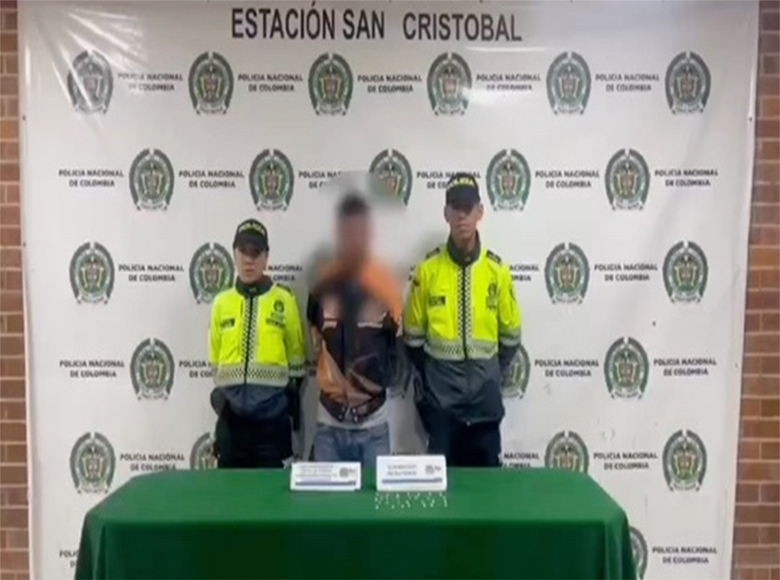 Un hombre fue capturado por tráfico de estupefacientes en San Cristóbal. Esta captura se dio en actividades de registro del cuadrante de la localidad en el marco de la política de seguridad Bogotá Camina Segura.