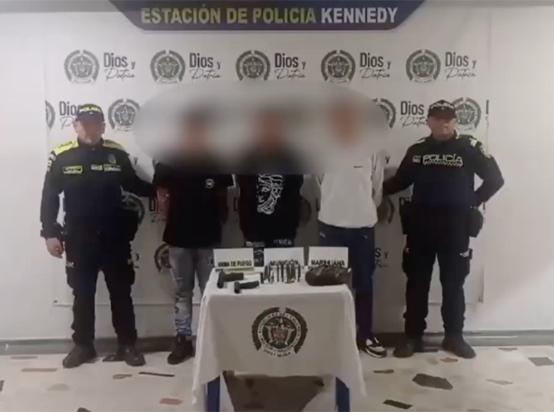 Cayeron tres integrantes más del ‘Tren de Aragua’ en Kennedy. Alias San Vicente, Yoniker y Mapache presuntamente se dedicaban a la extorsión, homicidio y tráfico de estupefacientes en esta localidad.