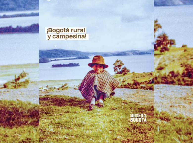 Fotografía de Saúl Orduz. 'Niño campesino en el Lago de Tota'. Año 1986. Colección: Museo de Bogotá. 