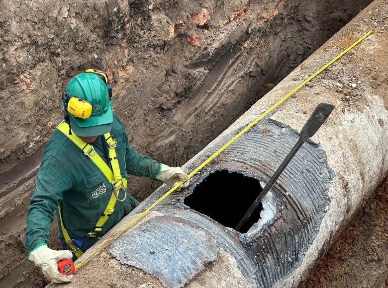 La válvula mariposa tiene 24 pulgadas y está sobre la línea Vitelma – Jalisco que permitirá tener una alternativa de suministro de agua desde el Sistema Sur de Abastecimiento, apoyado por las plantas El Dorado y La Laguna.