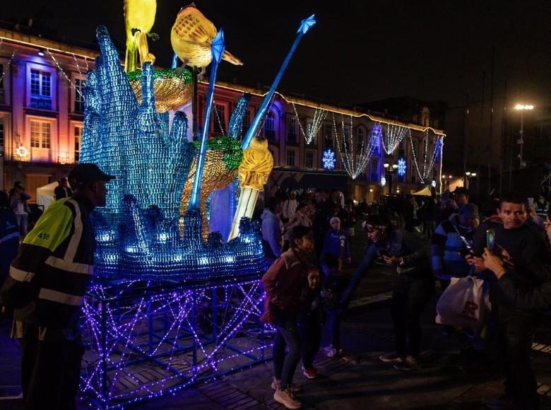 Los capitalinos y capitalinas podrán "Caminar La Navidad" y disfrutar de imágenes en gran formato iluminadas.